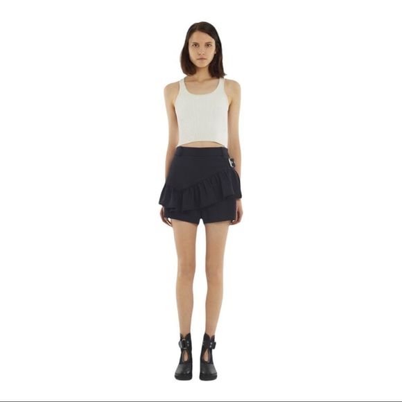 3.1 Phillip Lim Ruffled-Apron Short - Picture 1 of 11